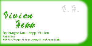 vivien hepp business card